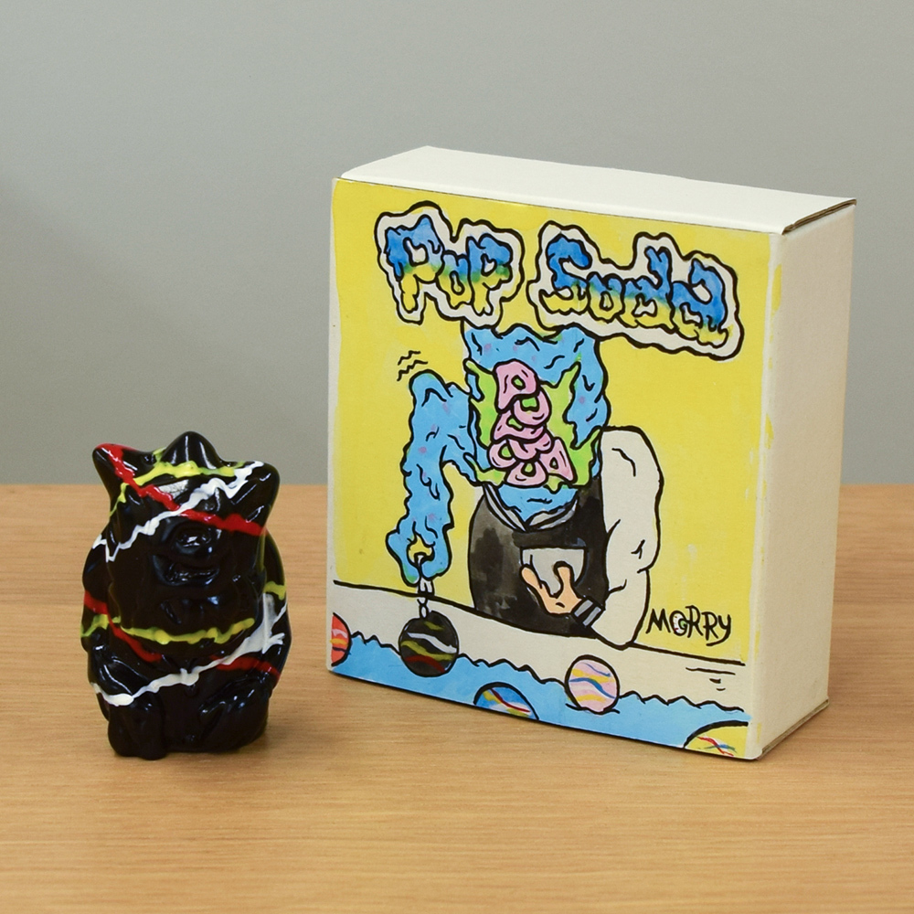 popsoda インディーズソフビ POPREALHEAD 液体超人ポップソーダ