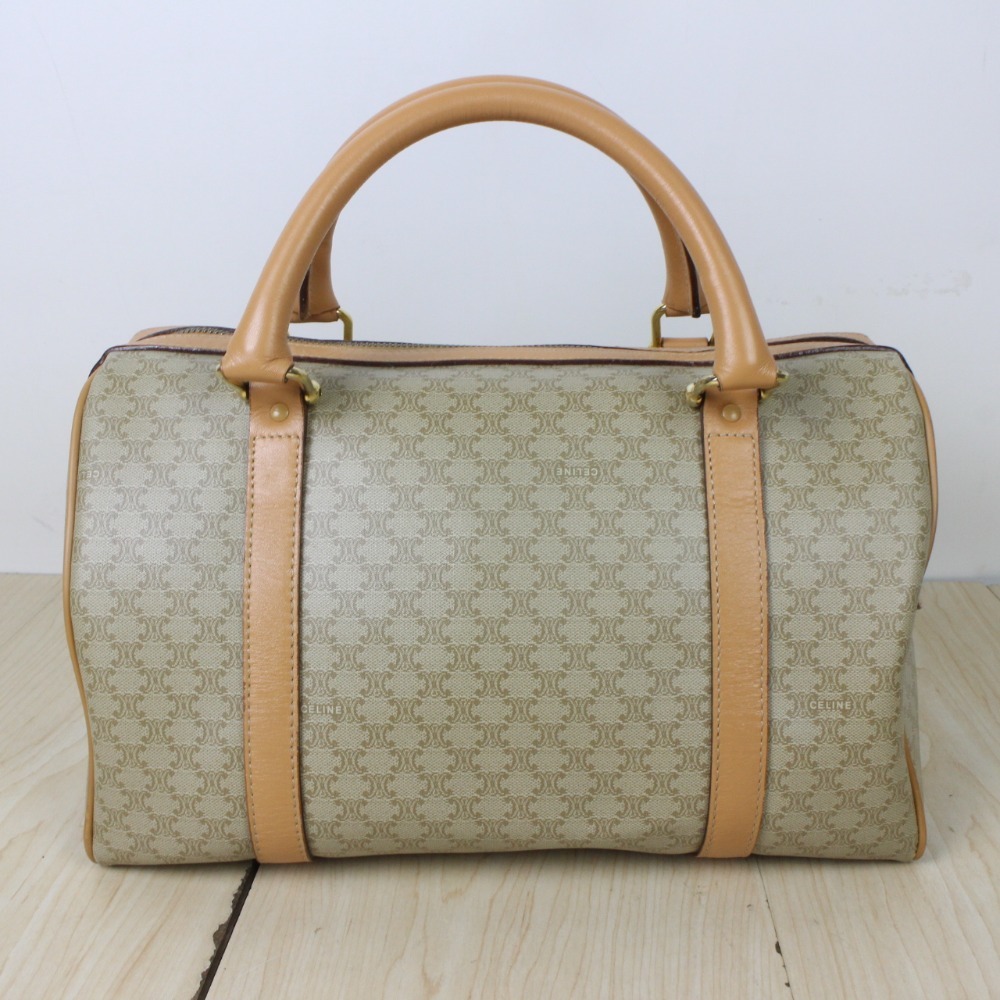 CELINE セリーヌ ミニボストンバッグ ハンドバッグ M14 ベージュ