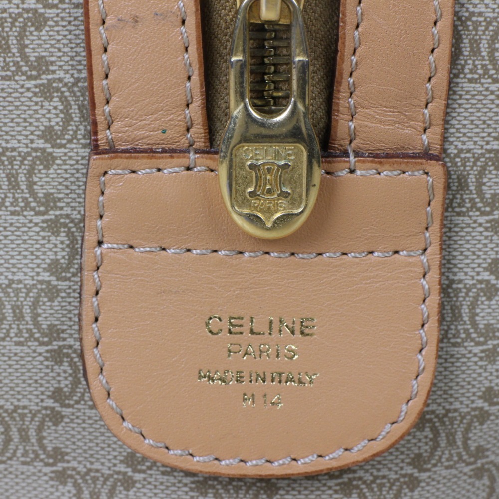 CELINE セリーヌ ミニボストンバッグ ハンドバッグ M14 ベージュ