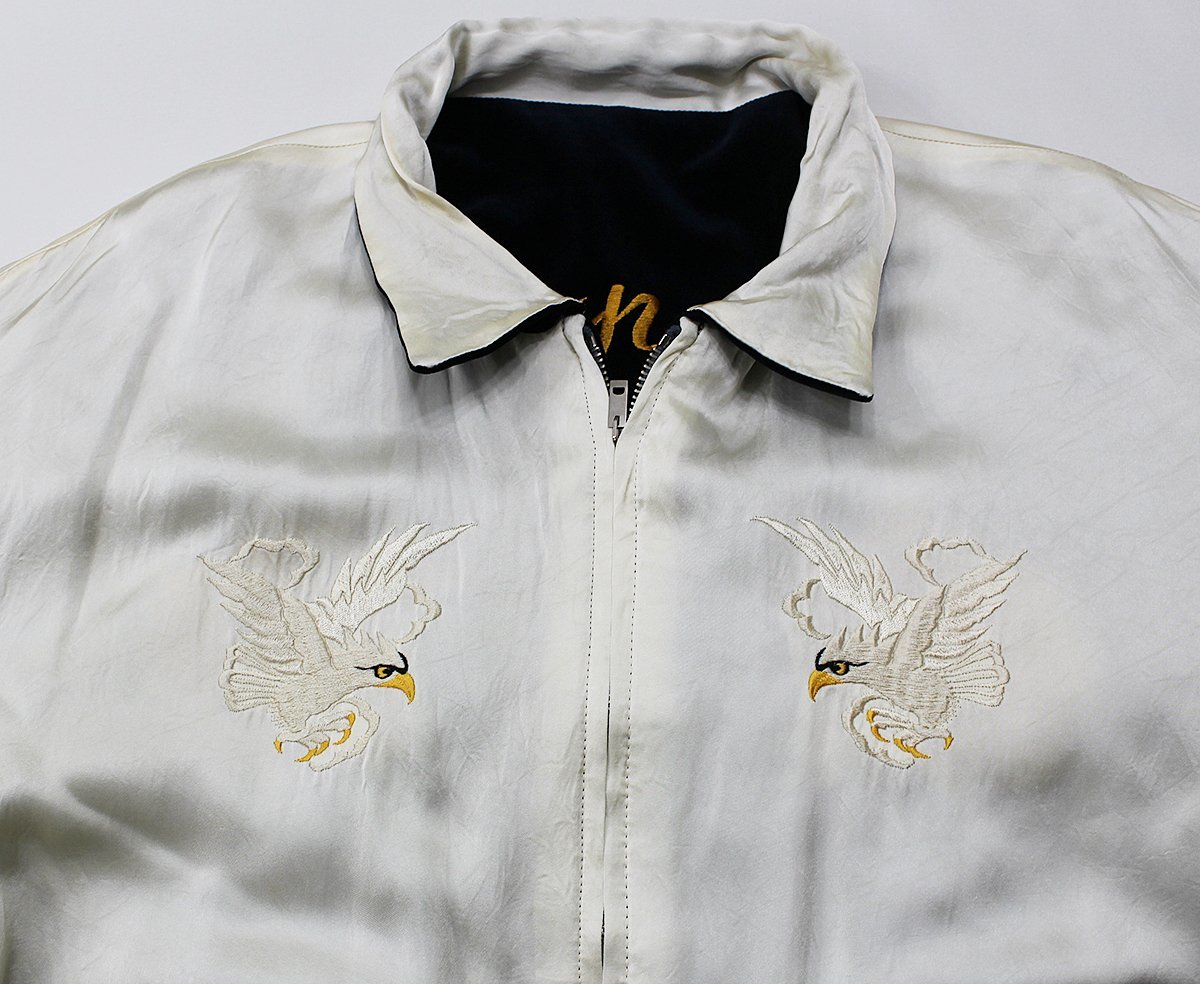 テーラー東洋 港商 スペシャルスカジャン “GOLD TIGER × WHITE EAGLE 