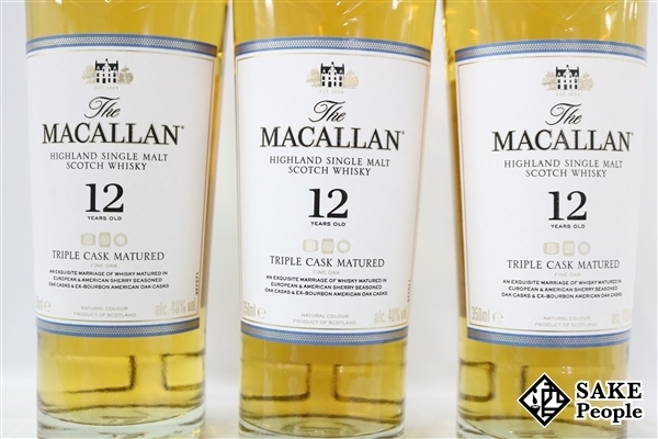 ◇注目! ザ・マッカラン 12年 ファインオーク トリプルカスク 350ml 40