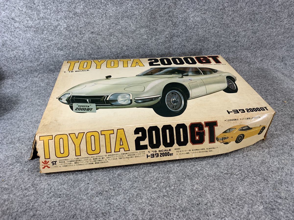 バンダイ1/16スケール トヨタ 2000GT プラモデル BANDAI 希少