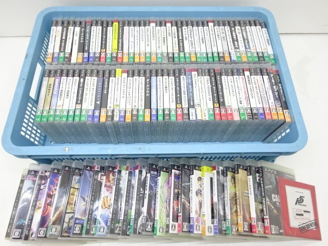 23SA○PS3 PlayStation3 ゲームソフト ディスク 103本 セット まとめ 
