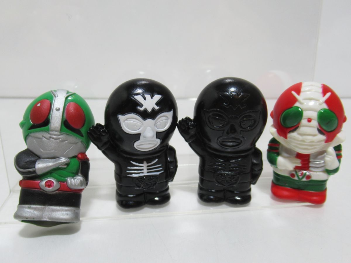 仮面ライダー V3 ショッカー ソフビライターケース 昭和レトロ