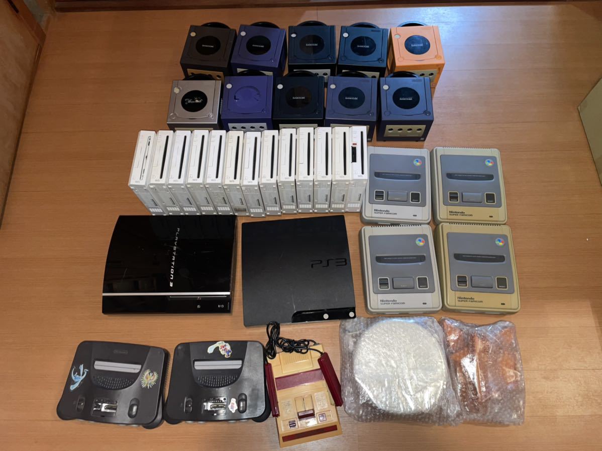 お得，安い 大量まとめ売り ゲーム本体 スーパーファミコン SFC SONY PS3 ファミコン 任天堂 ジャンク ゲームキューブ 64 wii 140&times;2箱(その他)｜売買されたオークション情報、yahooの商品情報をアーカイブ その他