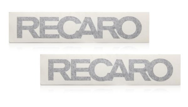 欧州専売 レカロ製 RECARO ロゴ ステッカー2枚set 正規品 デカール 