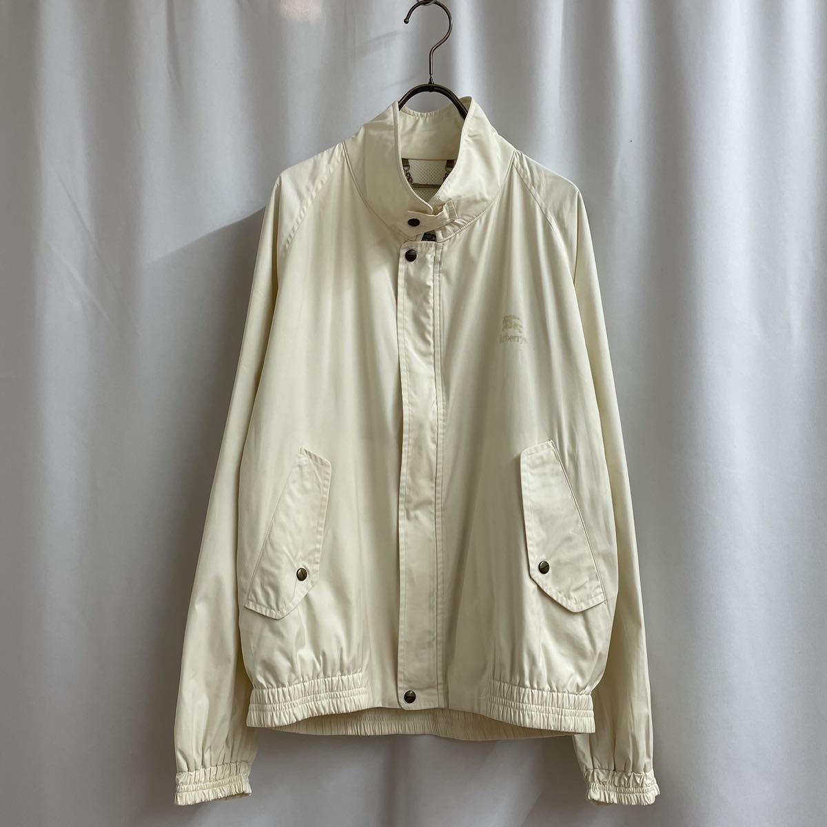 90s Burberrys swing top バーバリー　バーバリーズ　スイングトップ　Burberry メッシュ　白　white ヴィンテージ　ブルゾン