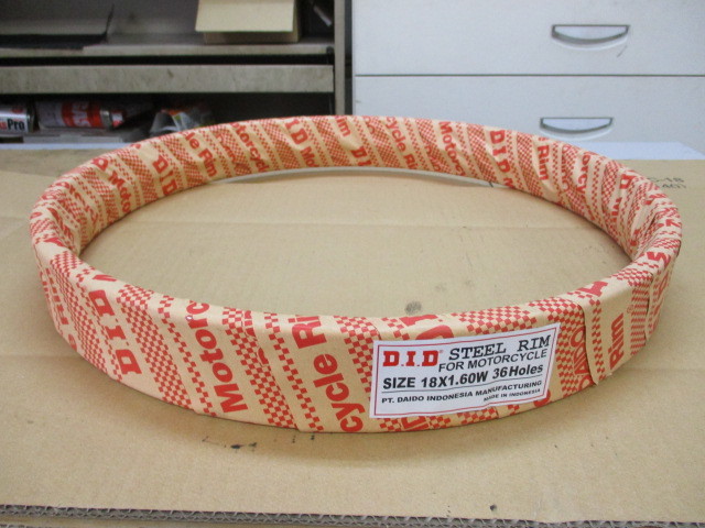 3027】ホンダ CB400F用 DID製 フロントリム 1.60X18 新品展示品です
