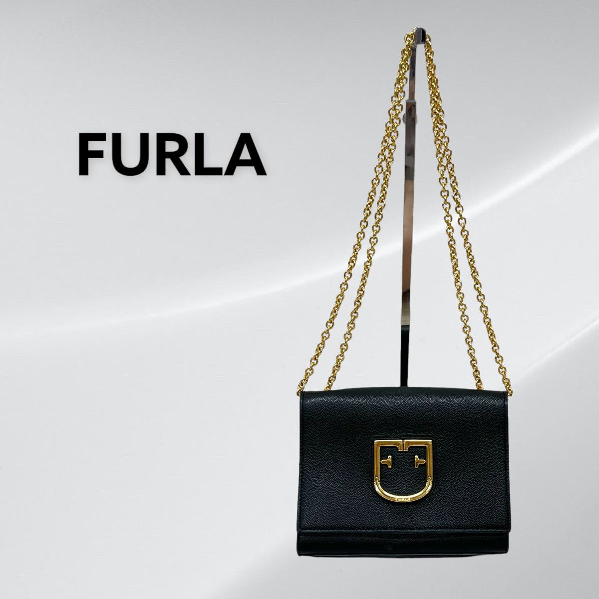 FURLA フルラ VIVA MINI POCHETTE ヴィヴァ ミニ ポシェット ロゴ金具 