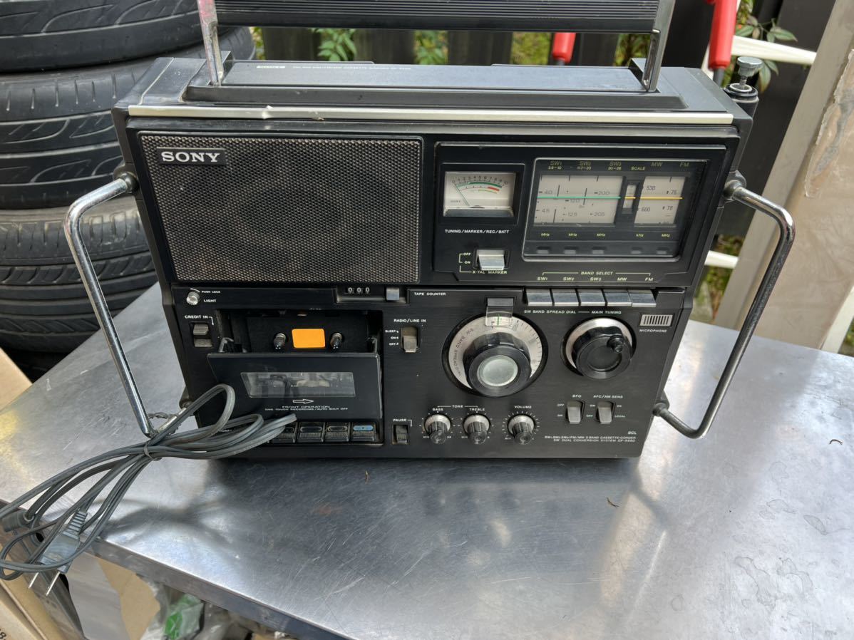 SONY CF-5950 スカイセンサー ソニー BCL | ラジカセ 昭和の大銘機