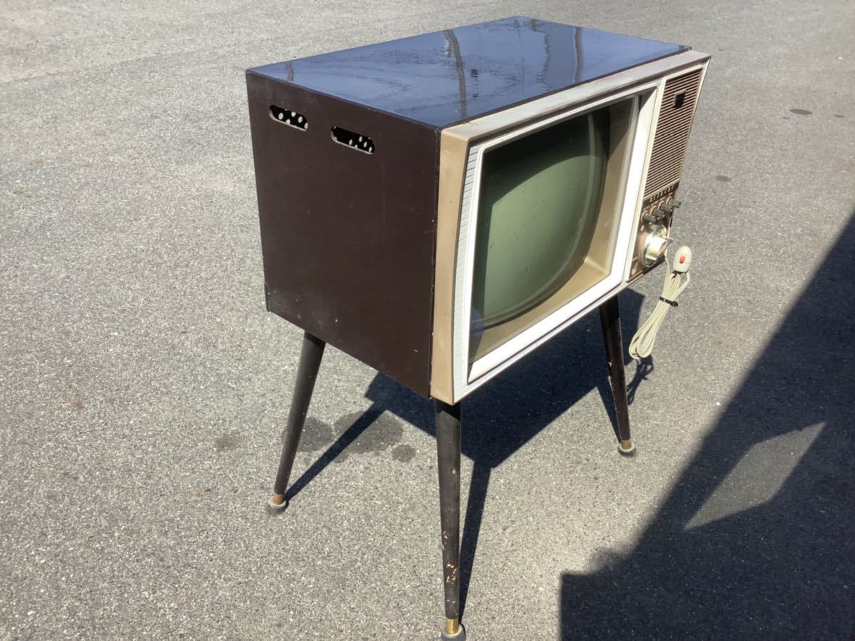岡山発】日立 / HITACHI STX-650 16形テレビ受信機 真空管 昭和レトロ
