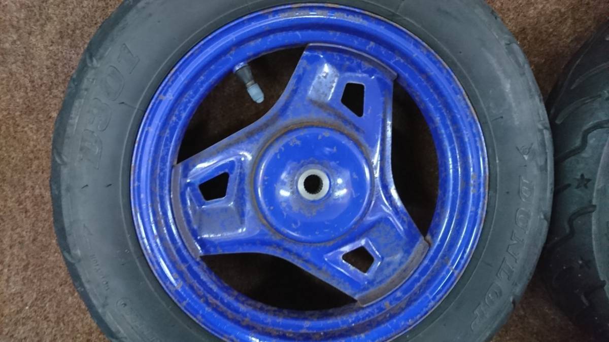 120 1F ホンダ スーパーディオ DIOZX AF28 ホイール 前後セット 中古 