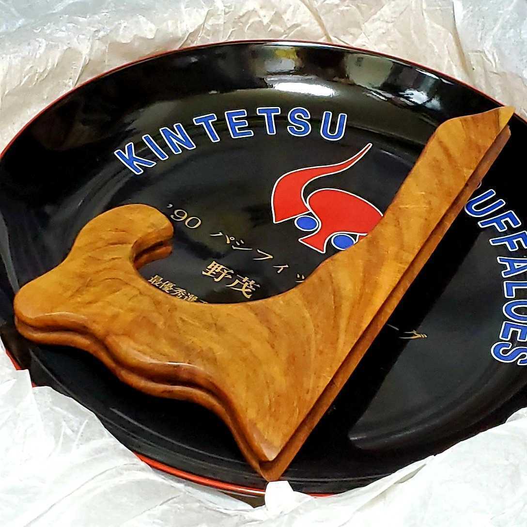 近鉄バファローズ野茂英雄投手１９９０年８冠記念飾り皿 近鉄バファローズ 野茂英雄 1990年 投手タイトル4冠達成 記念飾り皿