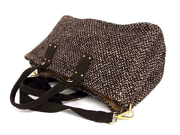 1円 □美品□ PRADA プラダ BN2042 カナパ ツイード×キャンバス 1円 □美品□ PRADA プラダ BN2042 カナパ ツイード×キャンバス