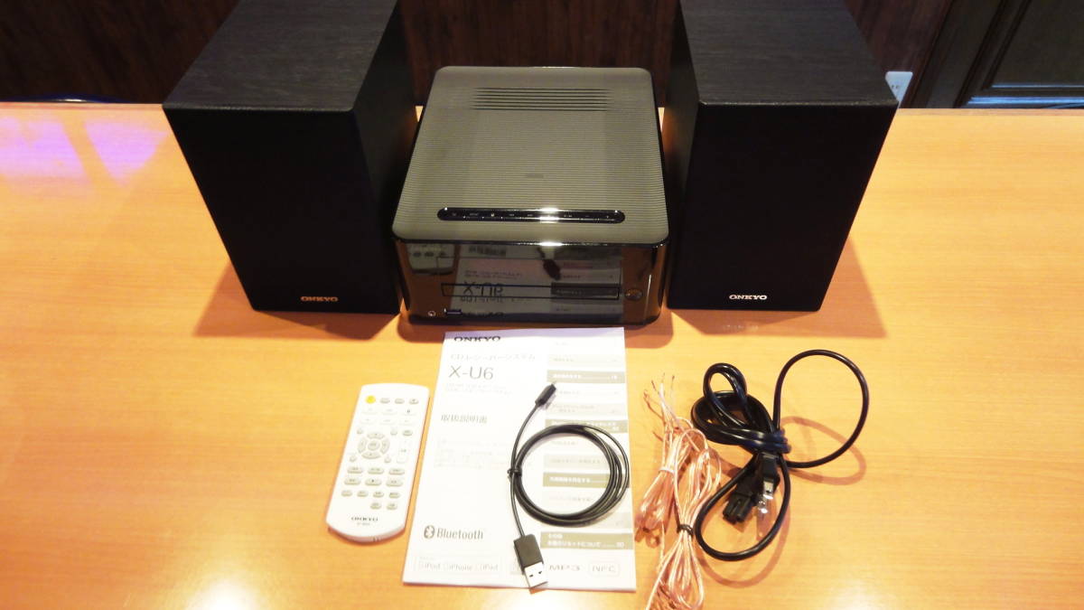 ONKYO オンキョーX-U6(B) CDレシーバーシステム ONKYO CDレシーバー