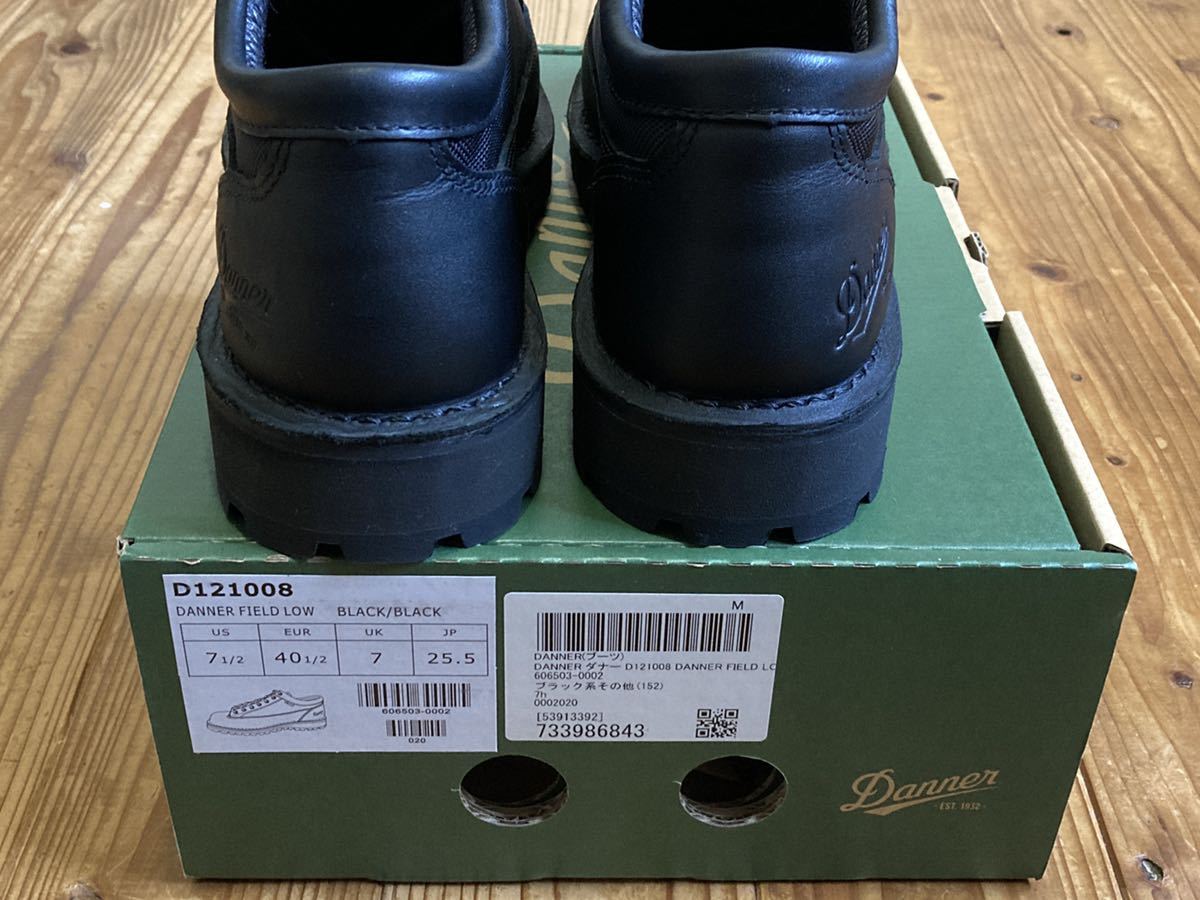Danner ダナー フィールド ロー D121008 DANNER FIELD LOW BLACK/BLACK 