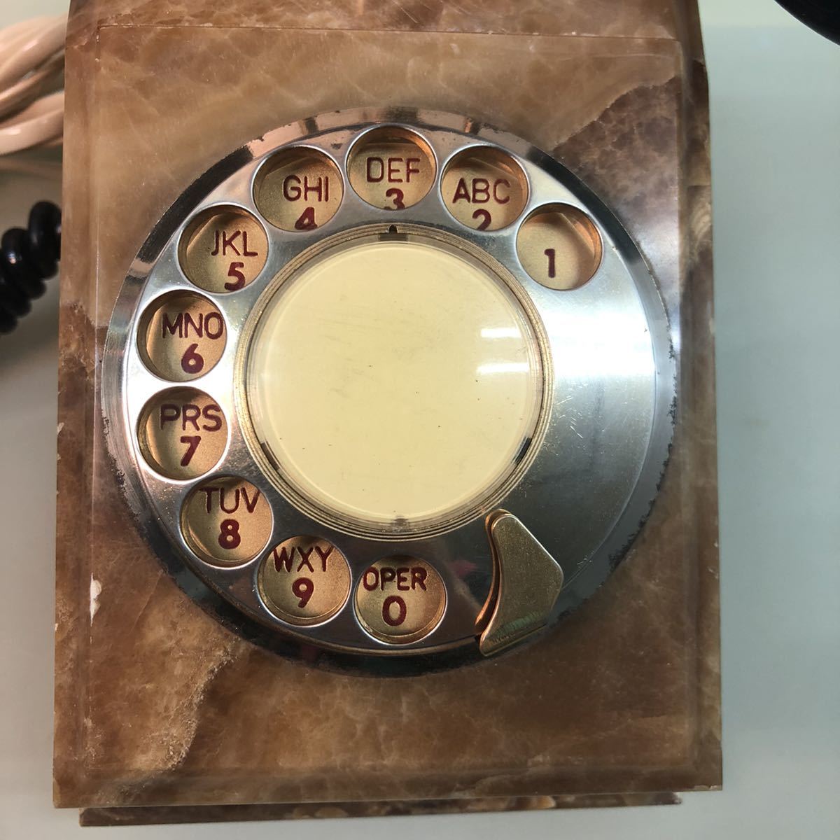 レトロ電話 FATAPItalia 24CaratGoldPlated ジャンク電話機 ビンテージ 