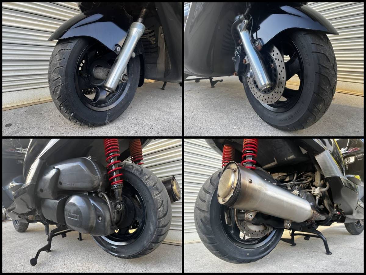 1円スタート！ ヤマハ マジェスティ250C SG03J 5連メーター カスタム 