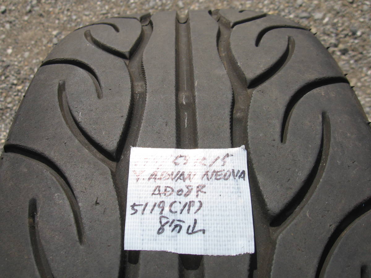 中古タイヤ 195/55R15 '19製 ヨコハマADVAN NEOVA AD08R 2本組 8分山 a050 中古タイヤ 195/55R15 '19製 ヨコハマADVAN NEOVA AD08R 2本組 8分山 a050