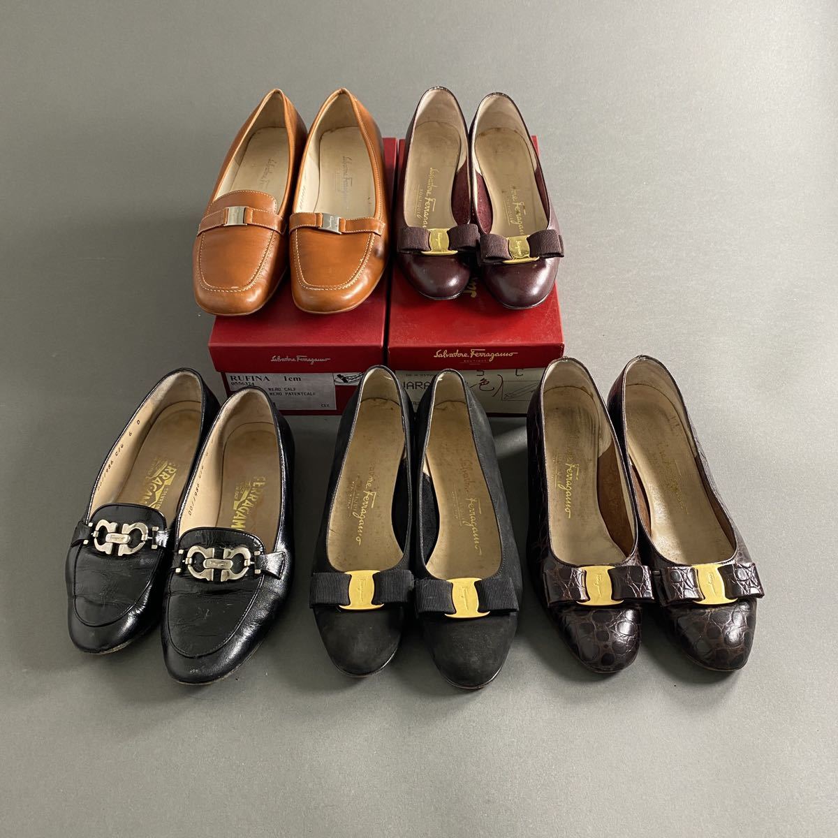 d19⑤ 5足まとめ サルバトーレ フェラガモ Salvatore Ferragamo ヴァラ 