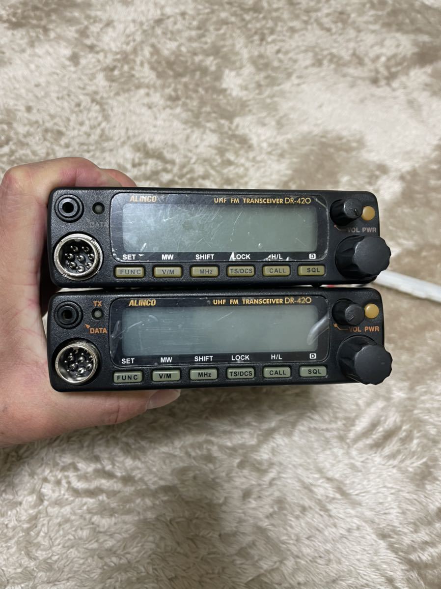 ALINCO UHF FMトランシーバー DR-420 DR-420(DX⁄HX) | 無線機器