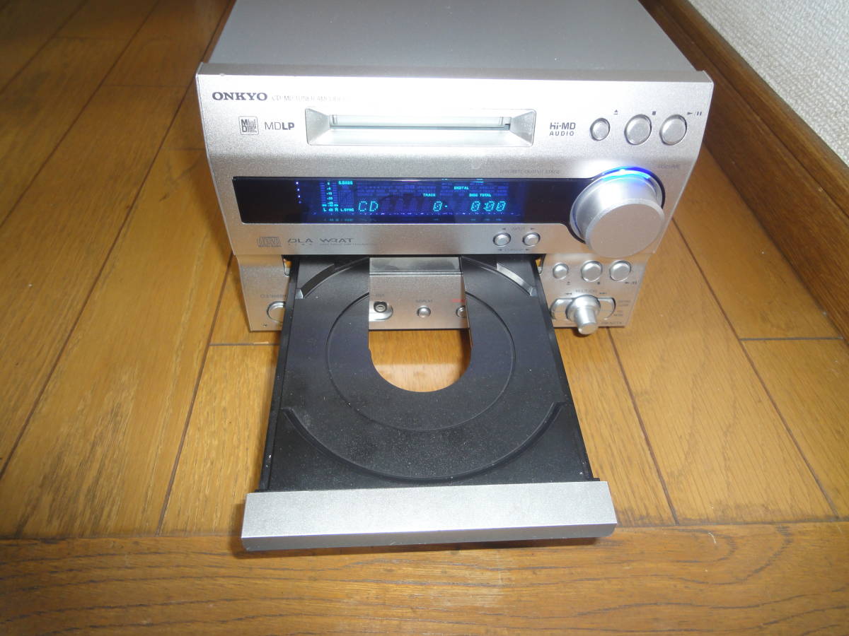 オンキョー ONKYO ミニコンポ FR-N7TX MD CD
