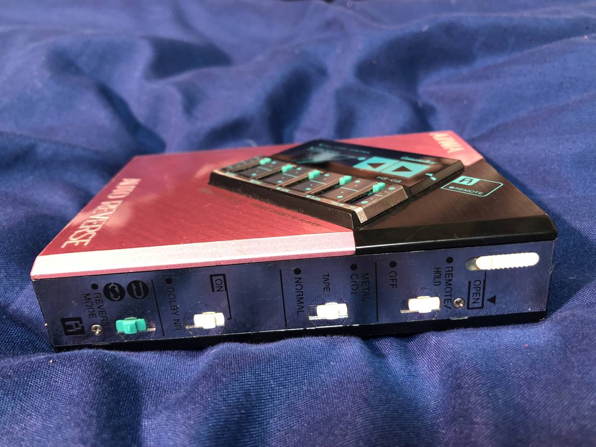 USED▽AIWA/アイワ カセットプレーヤー「CassetteBoy/カセットボーイ HS-G8」ピンク AIWA アイワ カセットボーイ ジャンク レトロ ジャンク品