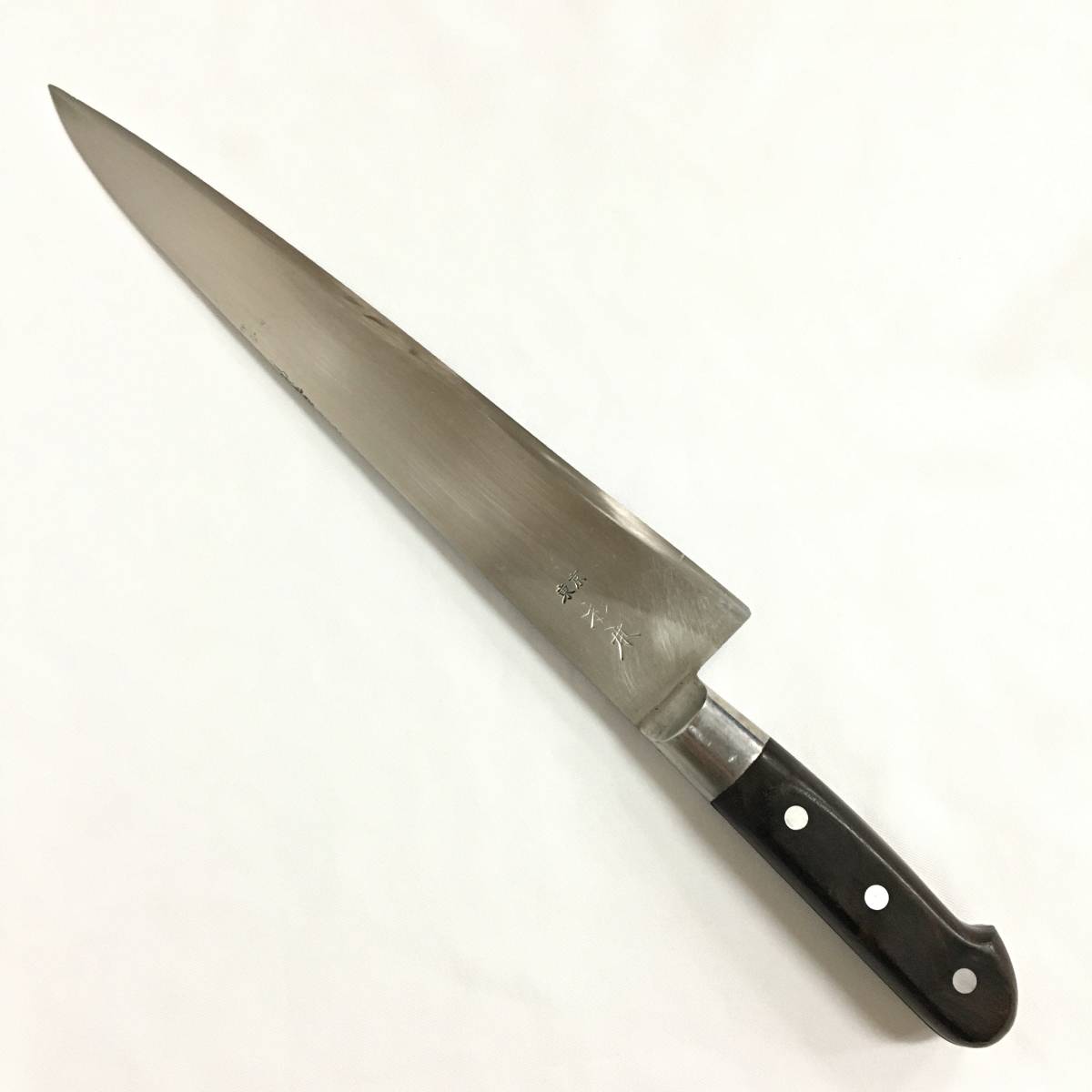  包丁 東京 杉本 牛刀 全長40cm 刃長26.5cm SUGIMOTO 洋包丁 西洋包丁 万能包丁 刃物(牛刀)｜売買されたオークション情報、yahooの商品情報をアーカイブ公開 - オークファン 包丁