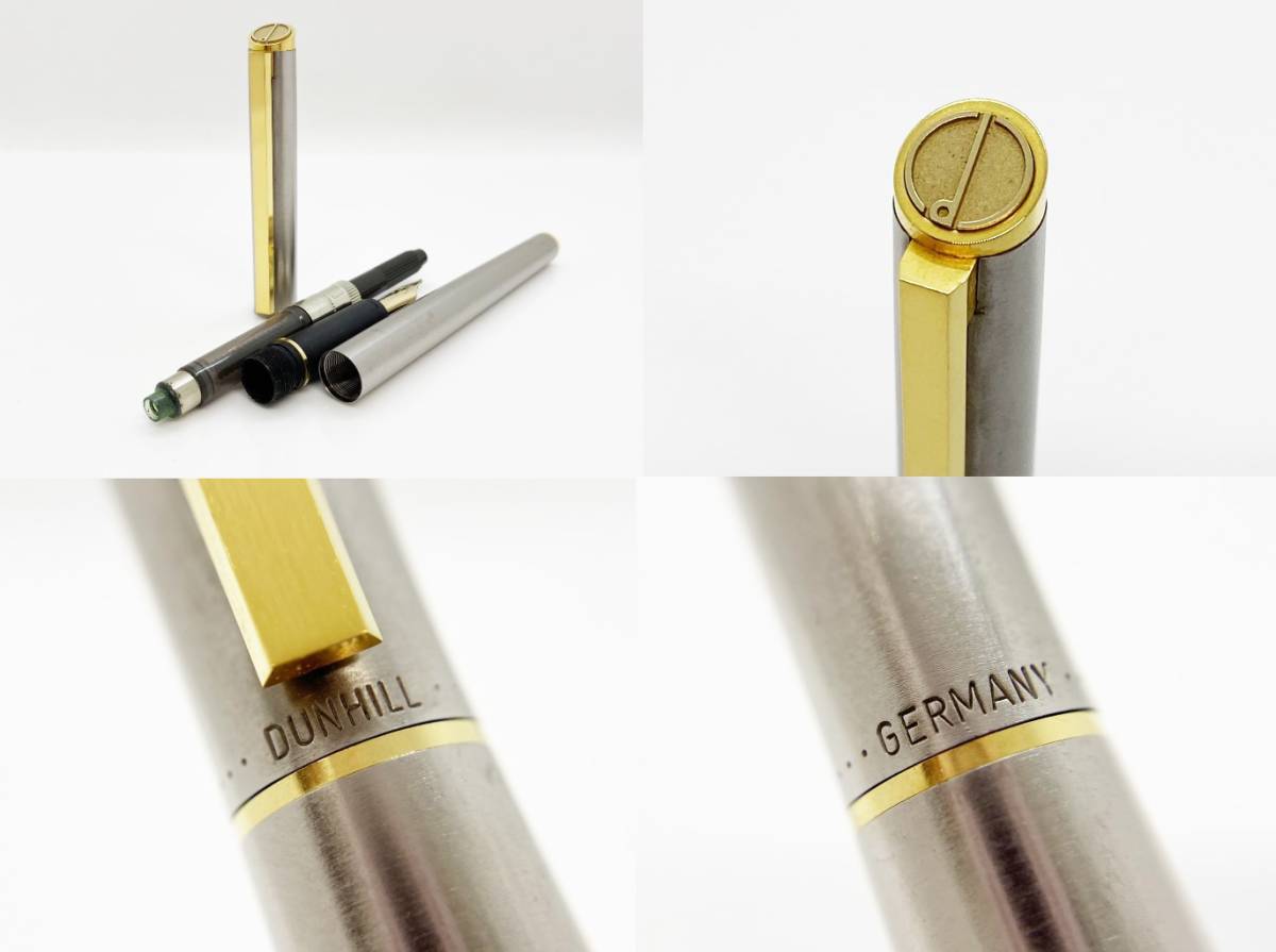 売り切り！☆ダンヒル Dunhill ペン先14K / 585 万年筆☆極美品 ケース