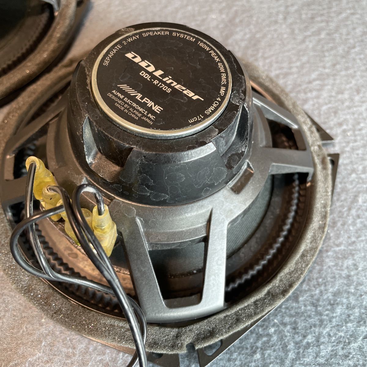 ALPINE アルパイン DDL-R170S セパレートスピーカー 中古(17cmタイプ