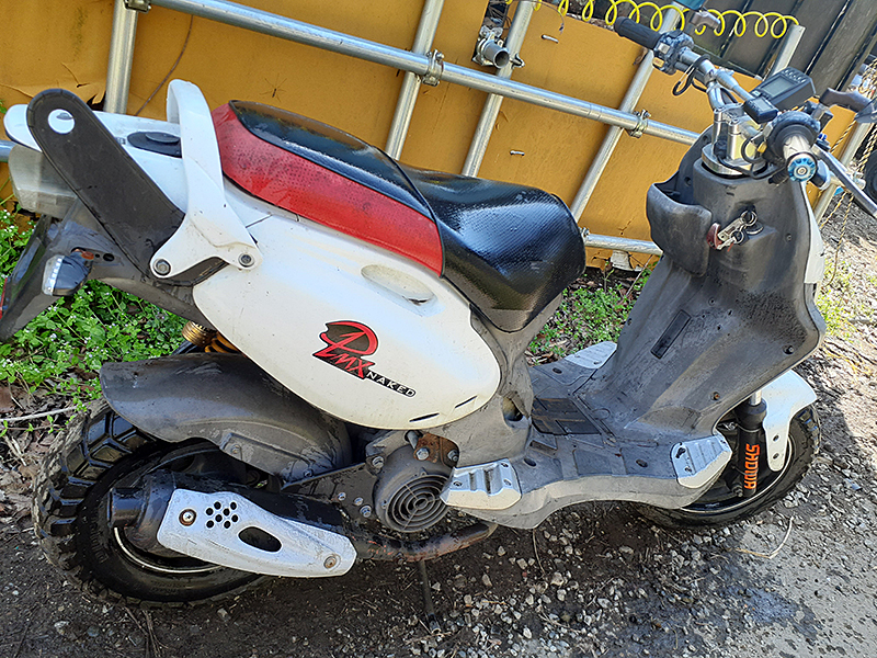 PGO PMX110 不動 パーツ取りなどに PGO PMX110ネイキッド】 鍵有 要 