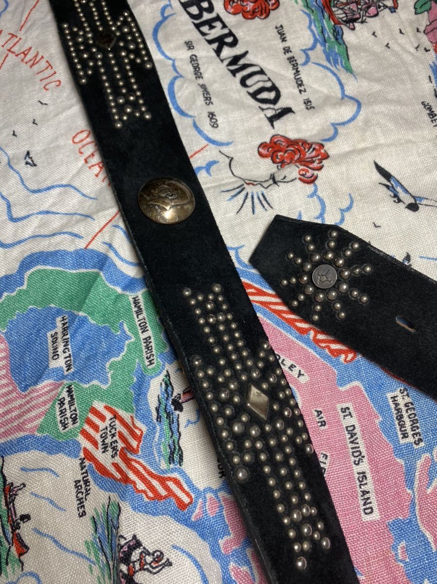 激レア】HTC×BACKBONE スタッズベルト 36◇検 ベルト スタッズ 