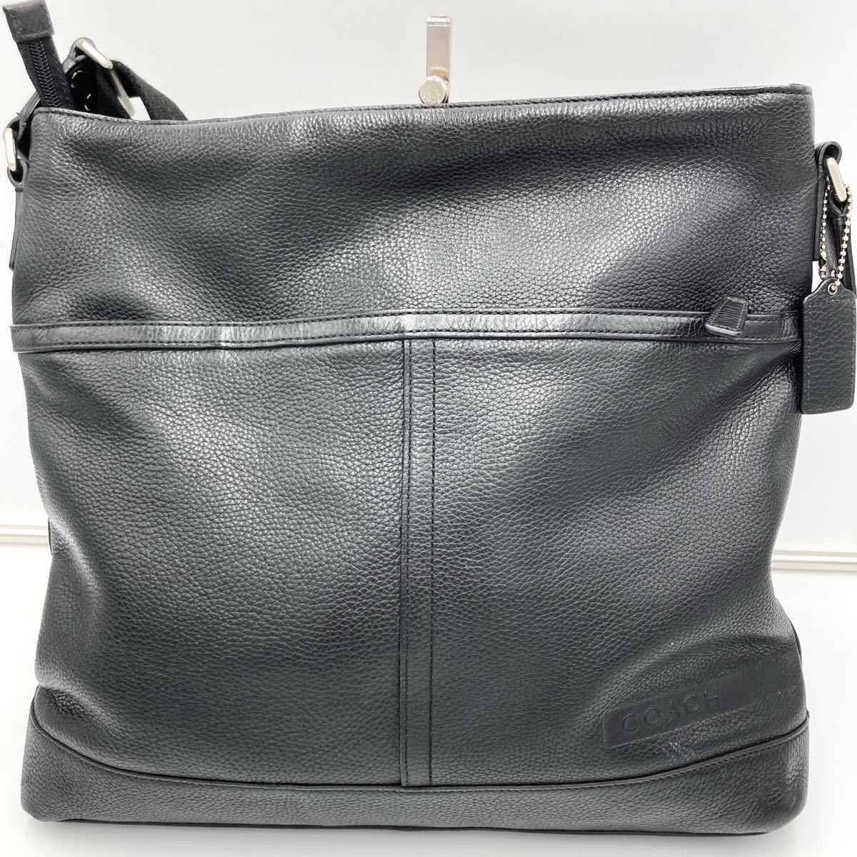 1円極美品COACH 美品 コーチ ショルダーバッグ 斜め掛け 大容量 A4
