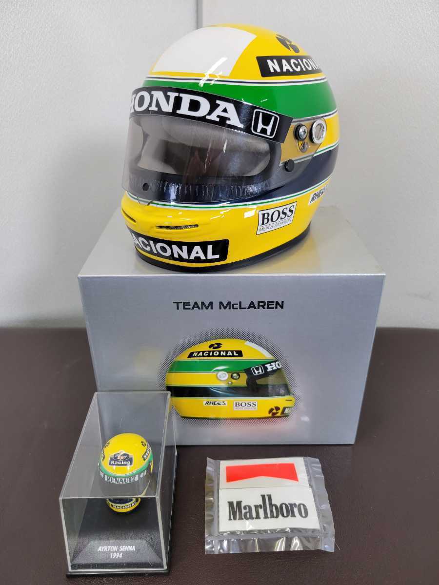Ayrton Senna ヘルメットコレクション レア物 アイルトン・セナ 1⁄2