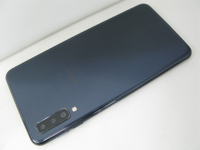 Galaxy A7 ブラック SIMフリー 楽天モバイル 中古 スマホ 本体 良品