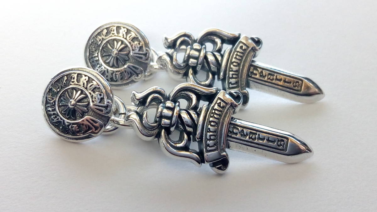 クロムハーツ カフス クロムハーツ CUFF LINKS CH PLUS HORSESHOE CH 
