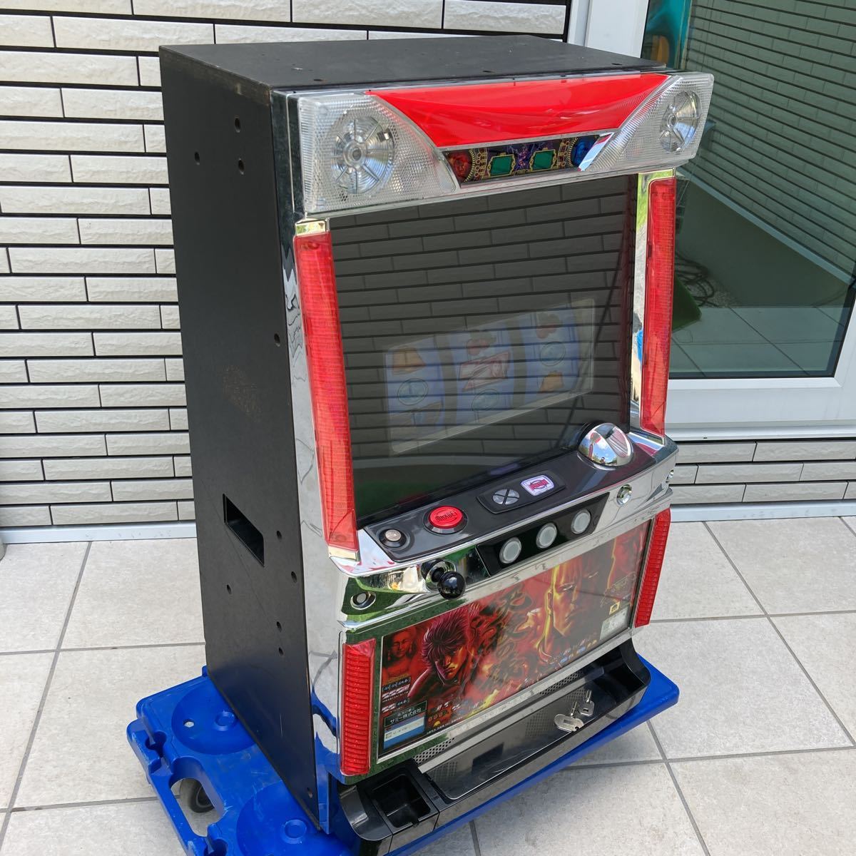 サミー パチスロ 実機 蒼天の拳 初代 メインパネル 5号機 台キー/設定  