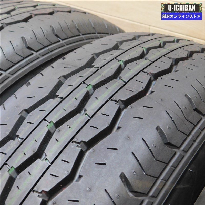 新車外し品 ハイエース 2021年製 ブリヂストンRD613 195/80R15 + 純正