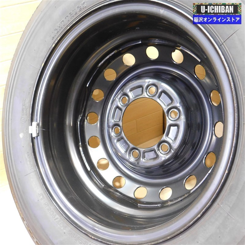 新車外し品 ハイエース 2021年製 ブリヂストンRD613 195/80R15 + 純正
