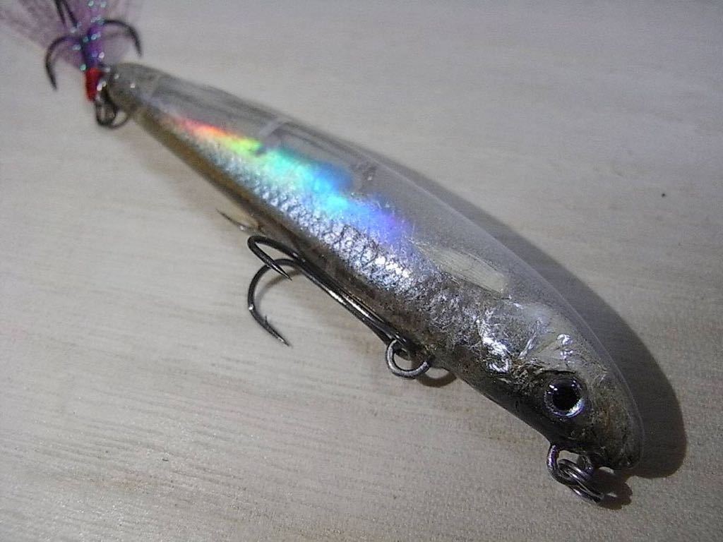 魚皮ルアー ティムコ グリマー6 相模湖ワカサギ皮張り仕様① 内部