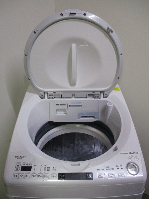 B914■SHARP■電気洗濯乾燥機■8kg/4.5kg■ES-TX8E-W■2020年製■中古品 シャープ SHARP ドラム式洗濯乾燥機 ⁄乾燥6.0kg 洗濯、アイロン ※排水ホース