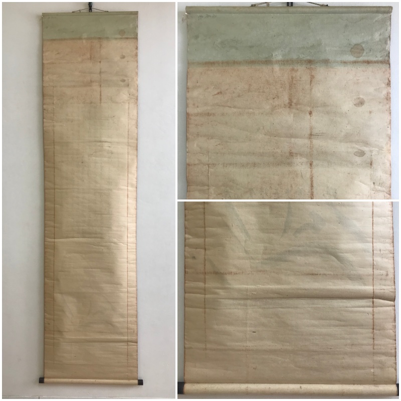 真作/方僊/山水画賛/布袋屋掛軸HJ-744 絵画 真作/方僊/