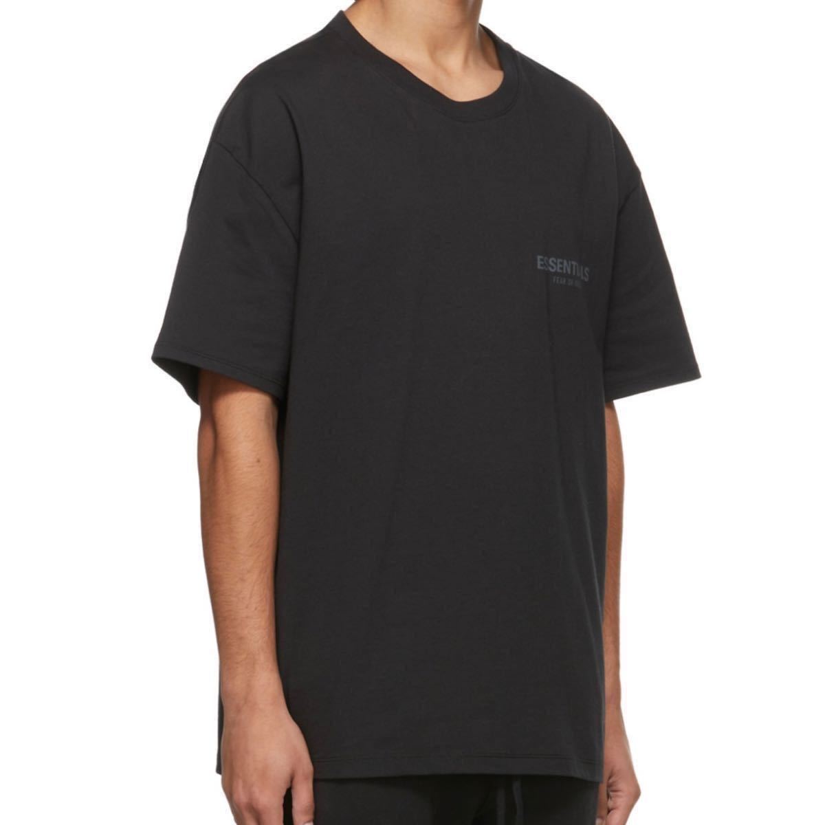 XXL】黒 FOG Essentials 21FW Black T-Shirt ブラック Tee Fear Of God 