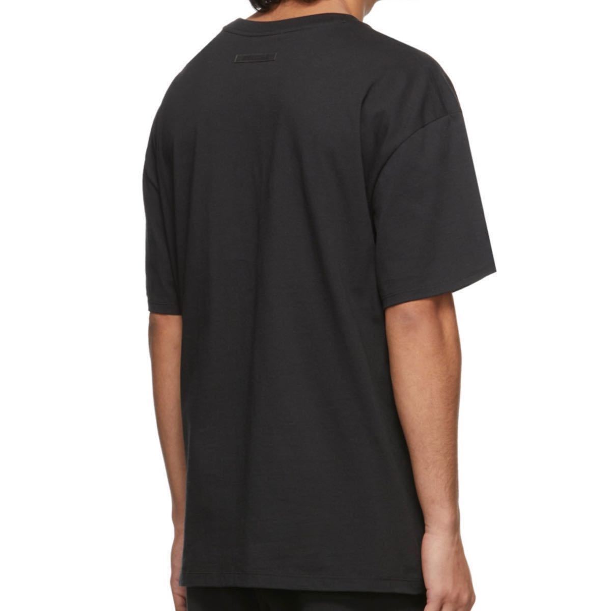 XXL】黒 FOG Essentials 21FW Black T-Shirt ブラック Tee Fear Of God 