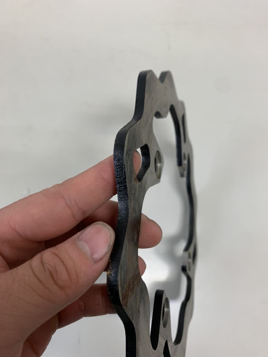 GALFER 前後ディスクローター CBR1000RR SC57用 中古品(ほぼ新品) GALFER CBR1000RR Galfer Rotors 08-16 激安！CBR1000RR用GALFER&frasl;ガルファー製ウェーブタイプリアブレーキディスク！SC59&frasl;2008～&frasl;NLR&frasl;HRC