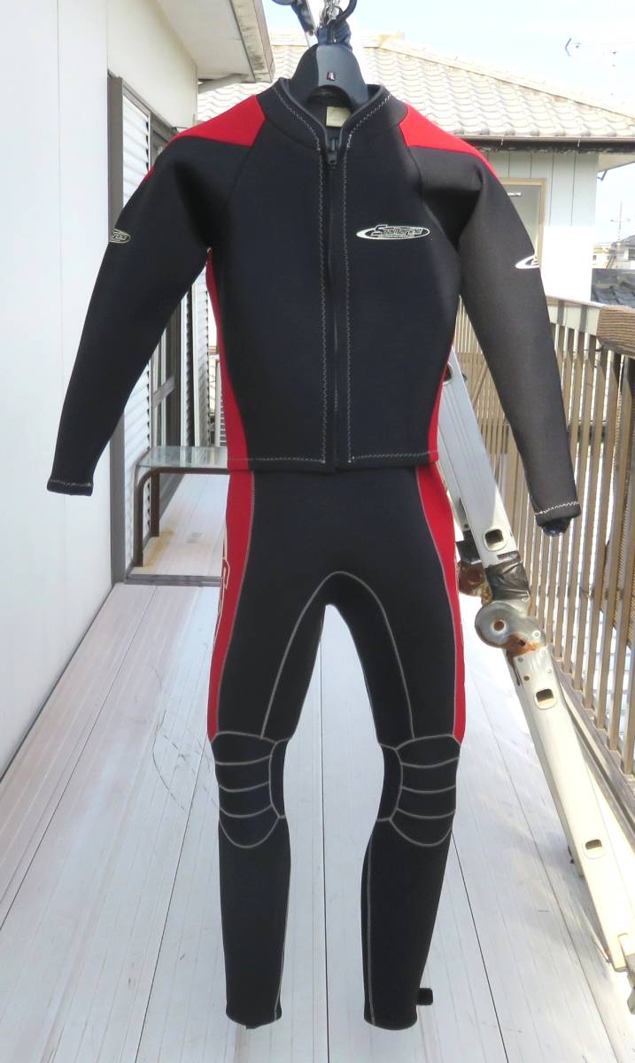  ウエットスーツ Sea Marine シーマリン 2ピース メンズML 身長167-172cm/体重58-63kg(男性用)｜売買されたオークション情報、yahooの商品情報をアーカイブ公開 - オークファン ウエットスーツ