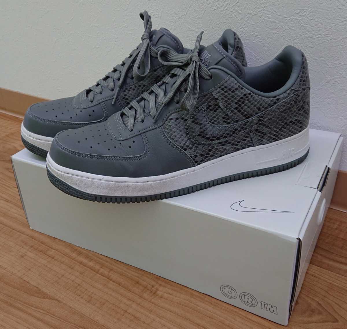  28㎝ ナイキ エア フォース 1 LOW アンロックド By You NIKE AIR FORCE グレー 灰 蛇 スネーク US10(28.0cm)｜売買されたオークション情報、yahooの商品情報をアーカイブ公開 - オークファン 28.0cm