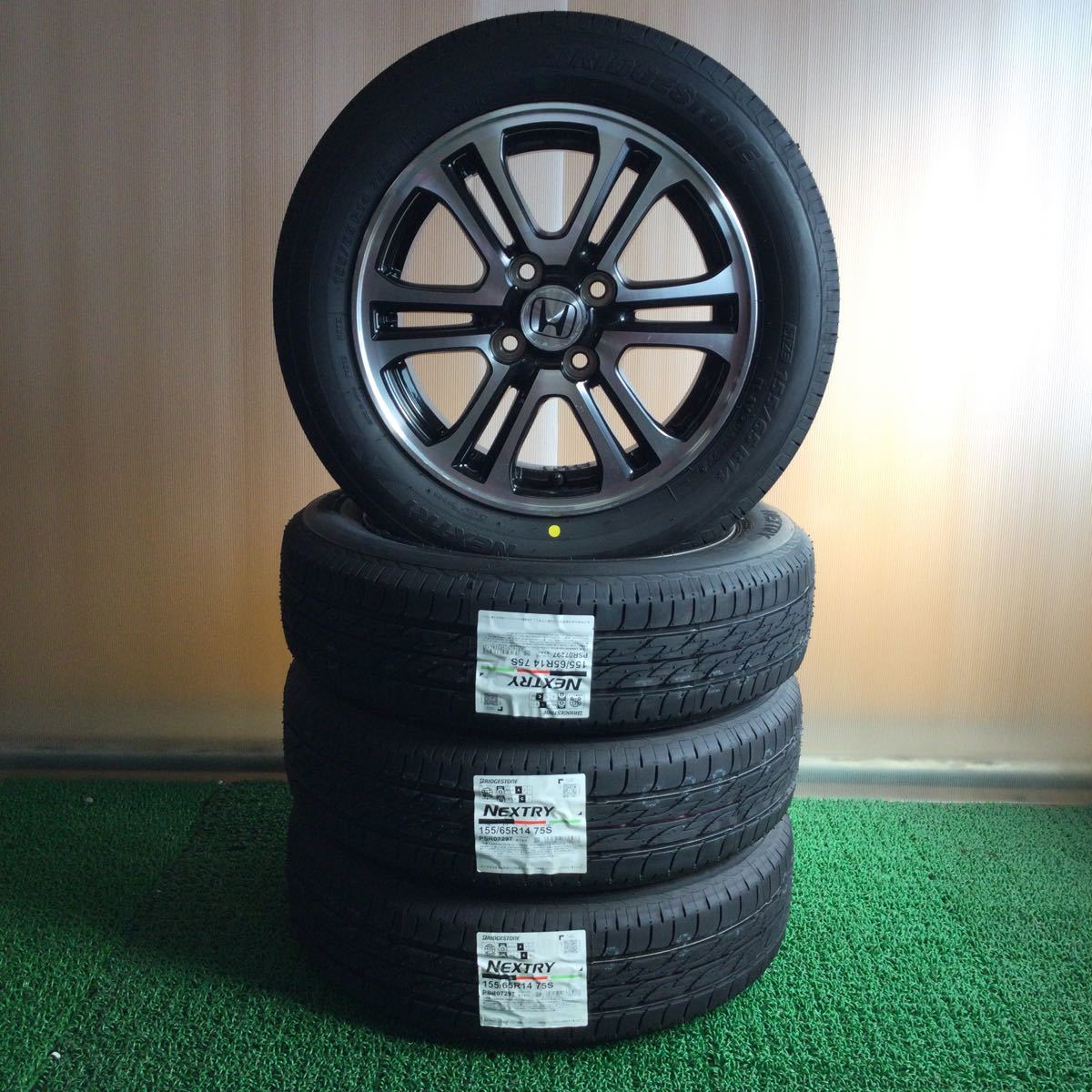 ホンダN BOX純正アルミセット14×4.5J+40 100-4H 中古品4本