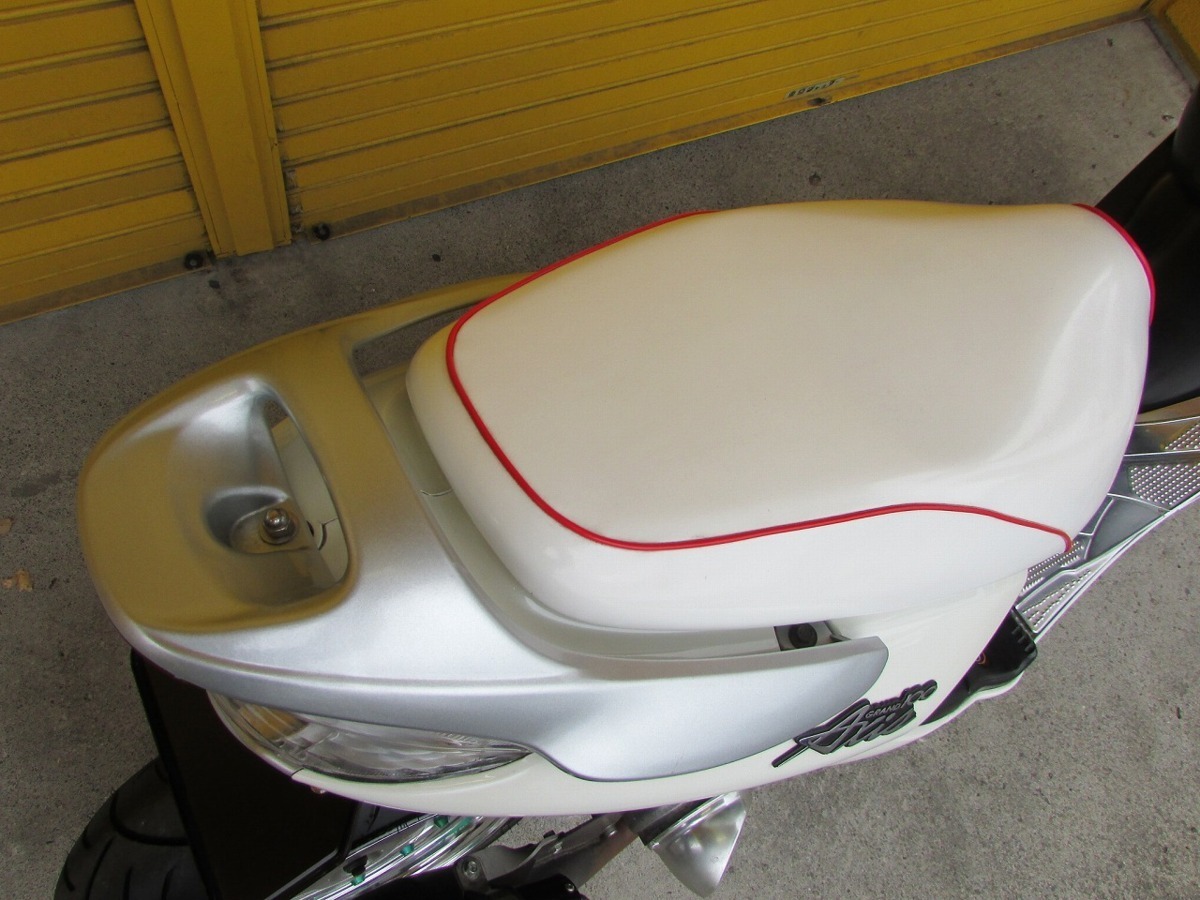 ○中古 ヤマハ YAMAHA グランドアクシス100 カスタム ロンホイ 太足 