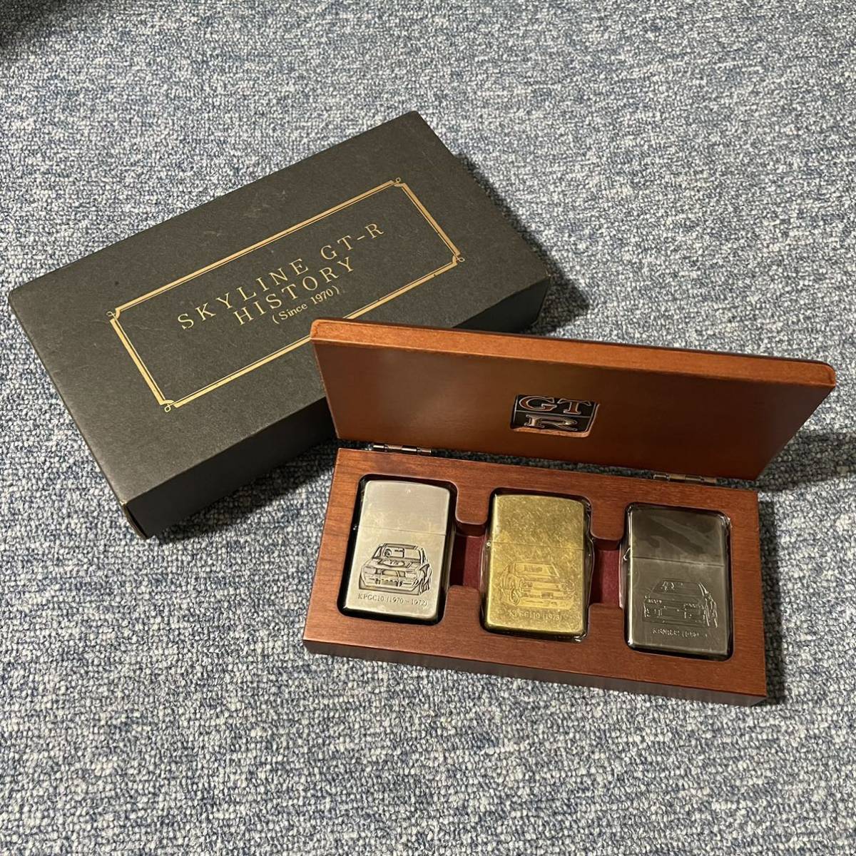 美品 SKYLINE GT-R ZIPPO HISTORY Since 1970 ジッポ スカイライン 